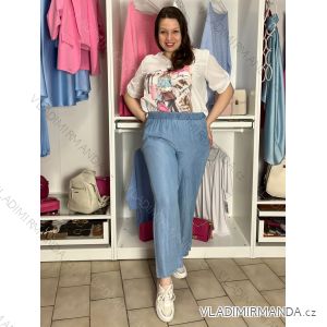 Nohavice volnočasové dámske (S/M/L ONE SIZE) TALIANSKA MÓDA IMSM26029/DU