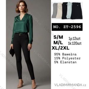 Nohavice elegantné dámske nadrozmer (S/M - M/L - XL/2XL) MIEGO MIE26ZT-2596