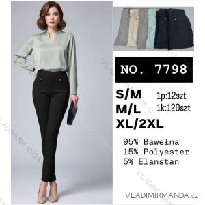 Nohavice elegantné dámske nadrozmer (S/M - M/L - XL/2XL) MIEGO MIE267798