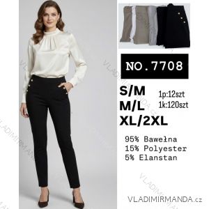 Nohavice elegantné dámske nadrozmer (S/M - M/L - XL/2XL) MIEGO MIE267708