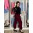 Nohavice elegantné dámske (S/M/L ONE SIZE) TALIANSKA MÓDA IM426030/DUR smaragdová S/M/L