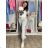 Nohavice elegantné dámske (S/M/L ONE SIZE) TALIANSKA MÓDA IM426030/DUR smaragdová S/M/L