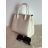 Kabelka dámska (23x30) TESSRA KABELKY TES26225H60701/DUR ONE SIZE béžová