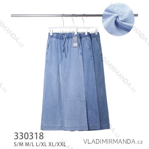 Nohavice riflové dámske nadrozmer (S/M - M/L - XL/XL - XL/2XL) MIEGO MIE26330318