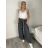 Nohavice volnočasové s opaskom dámske (S/M/L ONE SIZE) TALIANSKA MÓDA IMSM261119