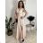 Šaty elegantné dlouhé bez rukávu rukávu dámske SARA (M/L/XL ONE SIZE) TALIANSKA MóDA IM4251146