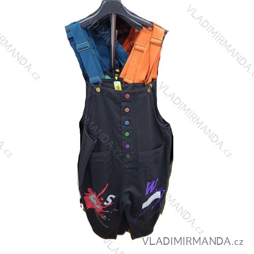 Overal letný na široké ramienka dámsky nadrozmer (42/44/46 ONE SIZE) TALIANSKA MÓDA IMSM26090