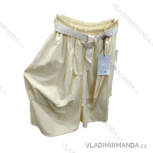 Sukňa šusťáková s opaskom dámska (S/M/L ONE SIZE) TALIANSKA MÓDA IMSM26092