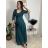 Šaty spoločenské dlhé tylové dlhý rukáv dámske (S/M/L ONE SIZE) TALIANSKA MÓDA IMWKH26658