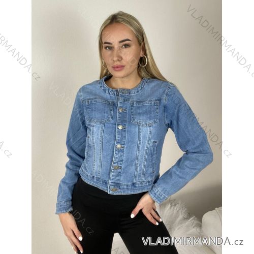 Bunda riflová jeans dámska MOON (S-2xl) MOON GIRL MOG26GY1158