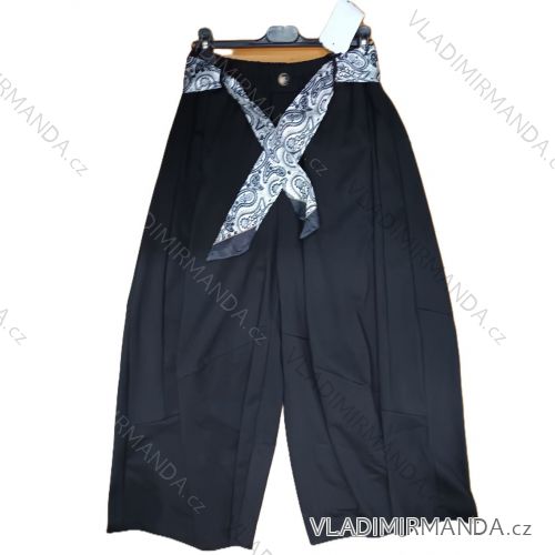 Nohavice letné s opaskom dámske (S/M/L ONE SIZE) TALIANSKA MÓDA IMSM26095