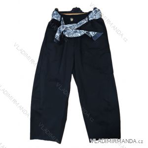 Nohavice letné s opaskom dámske (S/M/L ONE SIZE) TALIANSKA MÓDA IMSM26097