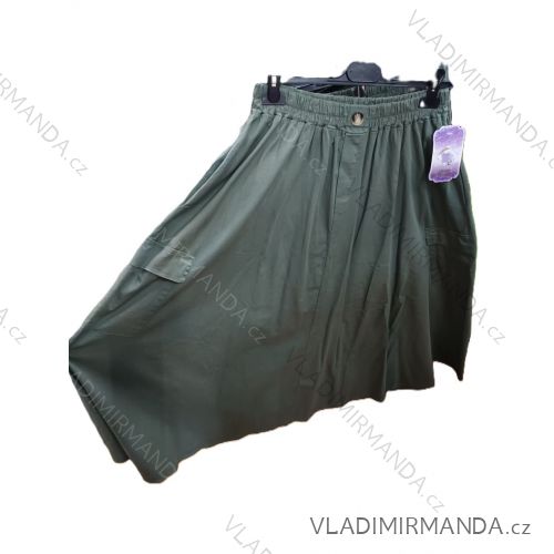 Sukňa šusťáková dámska nadrozmer (42/44/46 ONE SIZE) TALIANSKA MÓDA IMSM26103