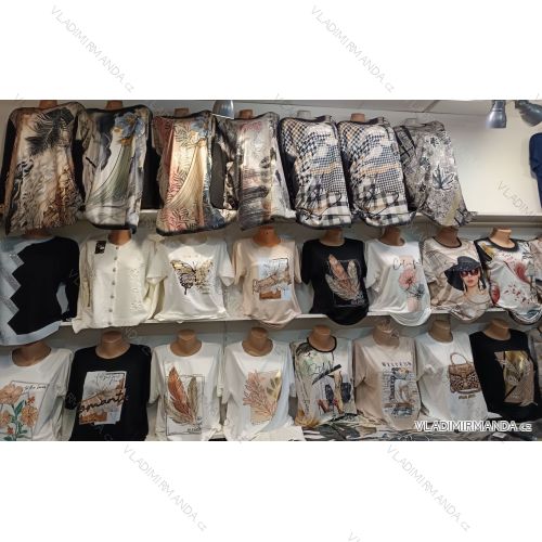 Tunika krátky rukáv dámska (S-XL) TURECKÁ MÓDA TME26001