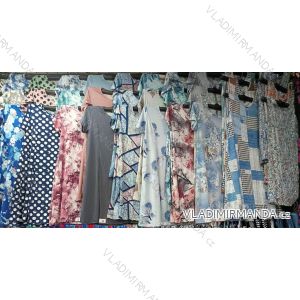 Šaty letné krátky rukáv dámske nadrozmer (M - 3XL) TOVTA TOV26001