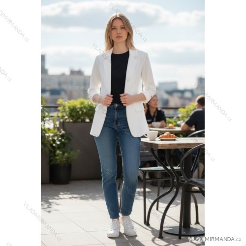 Sako elegantné 3/4 dlhý rukáv dámske (S/M/L ONE SIZE) TALIANSKA MÓDA IMD26010