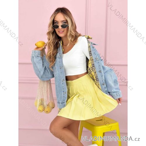 Sukňa krátka skladaná dámska (S/M/L ONE SIZE) TALIANSKA MÓDA IMD26015