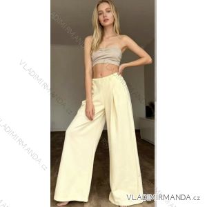 Nohavice dlhé letné dámske nadrozmer (42/44/46 ONE SIZE) TALIANSKA MÓDA IMD26019