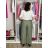 Nohavice volnočasové s opaskom dámske Anna (S/M/L ONE SIZE) TALIANSKA MÓDA IMSM261119/DR S/M/L béžová