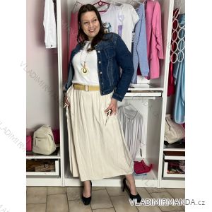 Sukňa dlhá dámska (S/M/L ONE SIZE) TALIANSKA MÓDA IMSM26105/DUR