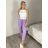 Nohavice strečové dlhé dámske PANTALONE  (S/M/L ONE SIZE) IMPOZ25LV-6318/DUR fuchsiová S/M/L