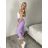 Nohavice strečové dlhé dámske PANTALONE  (S/M/L ONE SIZE) IMPOZ25LV-6318/DUR fuchsiová S/M/L