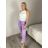 Nohavice strečové dlhé dámske PANTALONE  (S/M/L ONE SIZE) IMPOZ25LV-6318/DUR fuchsiová S/M/L
