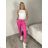 Nohavice strečové dlhé dámske PANTALONE  (S/M/L ONE SIZE) IMPOZ25LV-6318/DUR fuchsiová S/M/L
