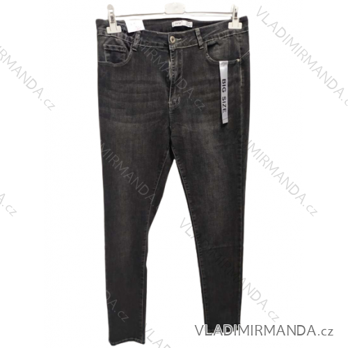 Rifle jeans dlhé nadrozměr dámske (2XL-5XL) DAYSIE DSY22GB871/DR šedá, 3XL