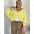 Nohavice dlhé dámske (S/M ONE SIZE) TALIANSKA MÓDA IMPVN25428/DU -   tmavo modrá -   S / M