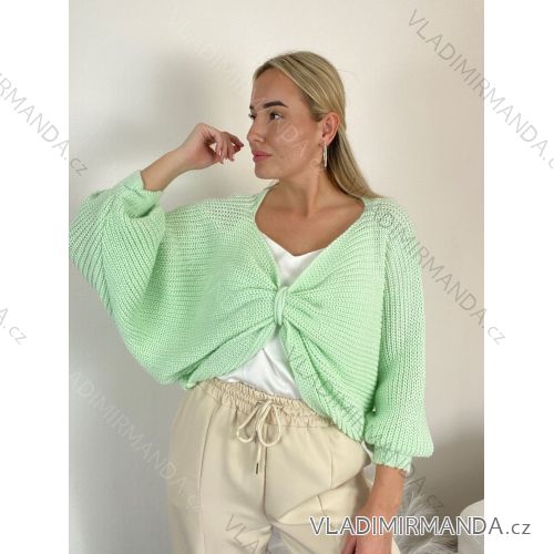 Sveter pletený dlhý rukáv dámsky (S/M/L ONE SIZE) TALIANSKA MÓDA IMWKR26001