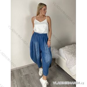 Nohavice oversize volnočasové dámske (S/M/L ONE SIZE) TALIANSKA MÓDA IMSM260023