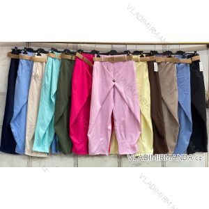 Nohavice voľnočasové dámske nadrozmer (40/42/44 ONE SIZE) TALIANSKA MÓDA IMC26070