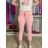 Nohavice strečové dlhé dámske PANTALONE  (S/M/L ONE SIZE) IMPOZ25LV-6318/DUR fuchsiová S/M/L