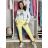 Nohavice strečové dlhé dámske PANTALONE  (S/M/L ONE SIZE) IMPOZ25LV-6318/DUR fuchsiová S/M/L