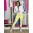 Nohavice strečové dlhé dámske PANTALONE  (S/M/L ONE SIZE) IMPOZ25LV-6318/DUR fuchsiová S/M/L