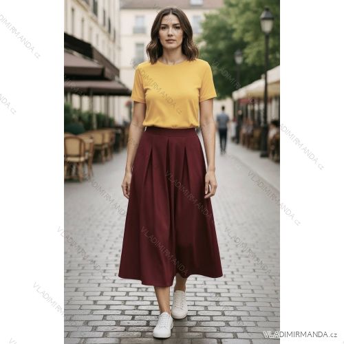 Sukňa dlhá dámska nadrozmer (44/46/48 ONE SIZE) TALIANSKA MÓDA IMD26034