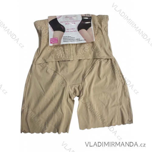 Nohavičky sťahovacie s nohavičkou nadrozmer dámsky (2XL-4XL) ROS263102/DU 5XL béžová