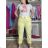 Nohavice strečové dlouhé dámske (S/M/L ONE SIZE) TALIANSKA MÓDA IM426093/DU S/M/L žlutá