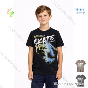 Tričko krátký rukáv dorost chlapecké (134-164) KUGO FB3818
