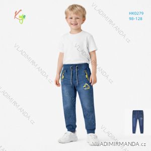 Rifle jeans dlhé detské chlapčenské (98-128) KUGO HK0279