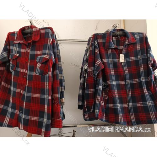 Košeľa klasik dlhý rukáv pánska nadrozmer (L-3XL) NAN26003