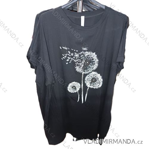 Šaty letné krátky rukáv dámske nadrozmer (42/44/46 ONE SIZE) TALIANSKA MÓDA IMSM26115