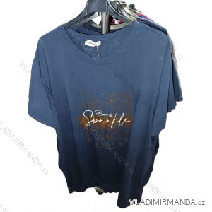 Tričko krátky rukáv pánske nadrozmer (42/44/46 ONE SIZE) TALIANSKA MÓDA IMSM26117