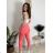 Nohavice strečové dlhé dámske PANTALONE  (S/M/L ONE SIZE) IMPOZ25LV-6318/DUR fuchsiová S/M/L