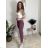 Nohavice letné dlhé strečové dámske (S/M ONE SIZE) TALIANSKA MÓDA IMPLI248115