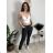 Nohavice strečové dámske  LINDA (S/M/L ONE SIZE) TALIANSKA MÓDA IM4251163