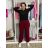 Tepláky/Kalhoty elegantné oversize dlhé dámske (S/M/L ONE SIZE) TALIANSKA MÓDA IMD26003