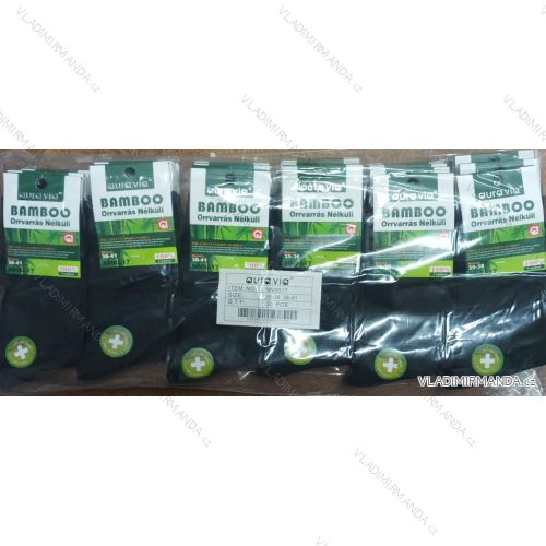 Ponožky slabé bambusové dámske (35-41 čierne) AURA26NN8617