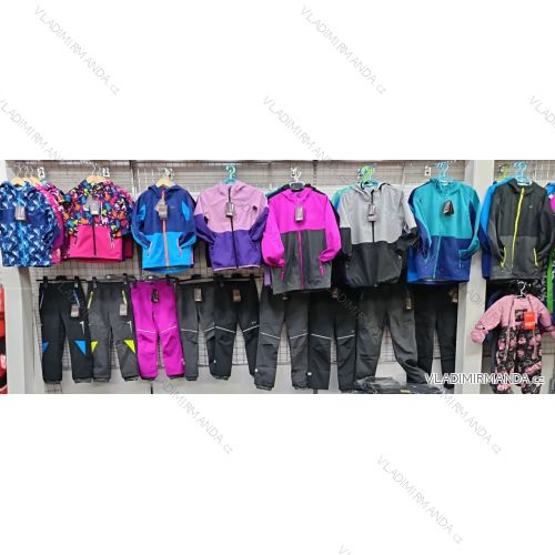 Bunda dlhý rukáv a nohavice softshell detské dievčenské a chlapčenské (98-128) ECHT ECHT26001